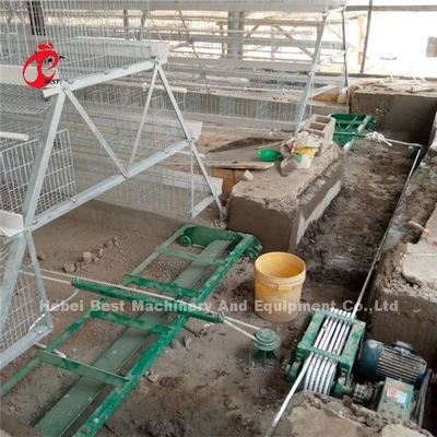 Automatische 380-Volt Düngerentfernungsanlage Geflügel-Hühnerhaus-Bodenkratzer Ada