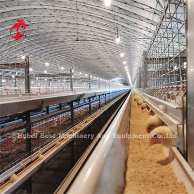 Gewerblicher Broiler Hühner Geflügel Fleisch Batterie Käfig System Ada
