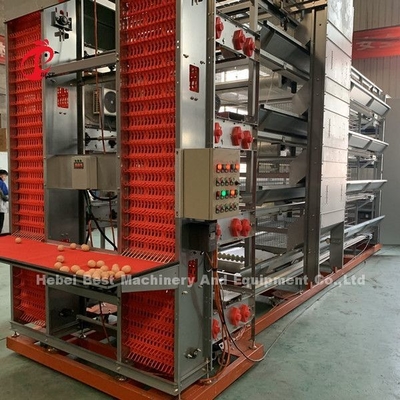 H-Typ Voll-Hot Dip Galvanized Automatische Hühnerkäfig-Ausrüstung für Hühnerfarmen Sand