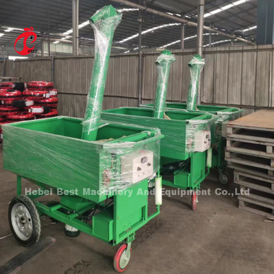 Automatischer Hühnerfutterkarren Geflügelkäfig Futterwagen Rose