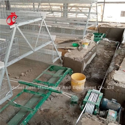 Hühnerbauernhof-Schaber-und Gurt-automatischer Düngemittel-Abbau-Maschine Ada des Geflügel-380V