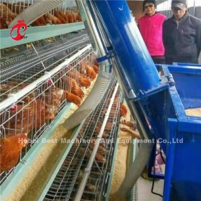 Geflügelfarm-Schicht-Bratrost-Käfig-automatisches Hühnerfütterungswagen 220V Ada