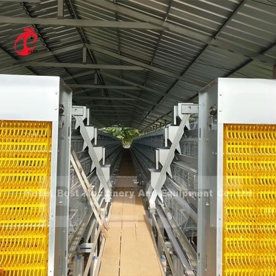 Automatisches Hühnerkäfig Automatisches Fütterungssystem in Geflügel Hühnerfarm Mia verwendet