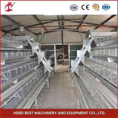 Vogel-automatisches Geflügel-Brütenkäfig-System der Kundenbezogenheits-120 für Hünchen-Küken Sandy