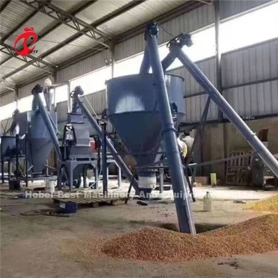 Hammer-Futtermühle-Maschine mit Zerkleinerungsmaschine und Mischer für Geflügel-Farm der Tiere 220V 6KW Ada
