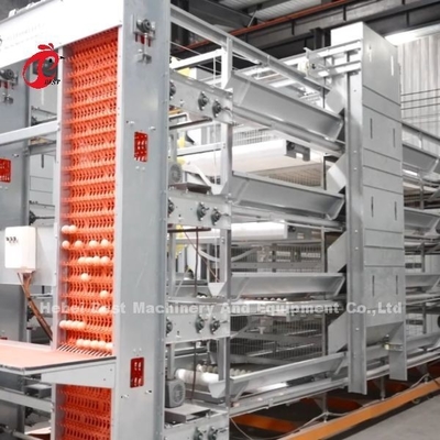 Zuverlässige Hühnerbatterie Geflügel-Schicht Käfig 7 Ebenen Iris