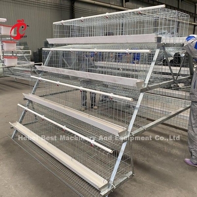 Hot Galvanized Q235 Stahl Hühner Batterie Käfig für Nigeria Ghana Kamerun Hühnerfarm Doris