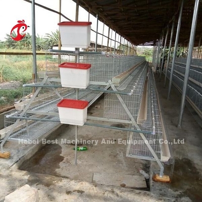 Eine h-Art automatisches Schicht-Geflügel-Ausrüstungs-Brüter-Hühnerkäfig-System Sandy
