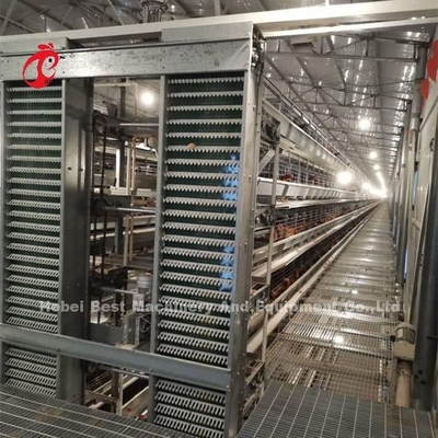 Heiß tief galvanisierte Geflügel-Schicht Käfig für 20.000 Vögel Geflügel Hühnerfarm Sand