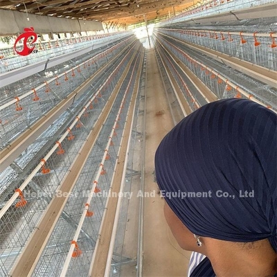 Verzinkte Geflügelfarm Schicht Käfig Batterie Käfig Preis in Nigeria Lagos Lagerhaus Emily