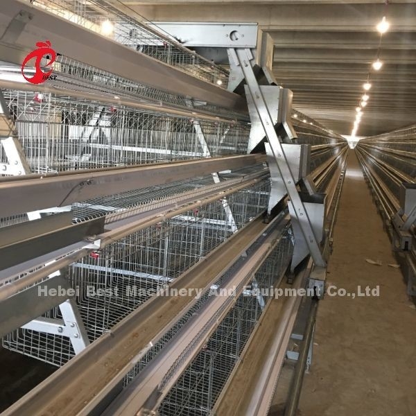 3/4/5 Stufen Batterie Käfig-System für automatische Schicht Hühner Geflügelfarm Iris